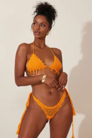 The Crochet Bikini - Orange 