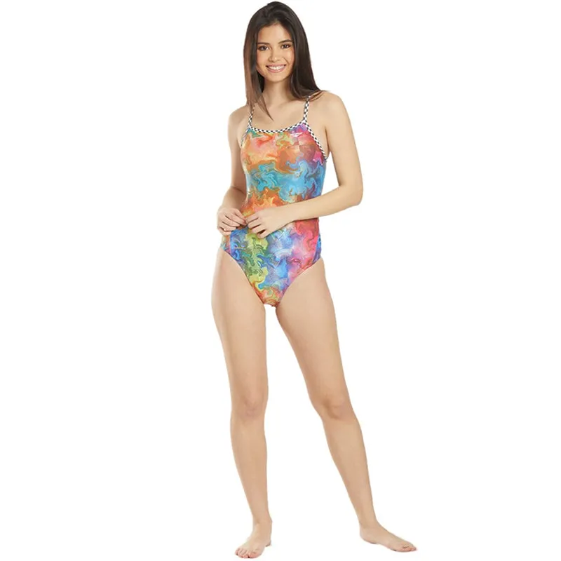 The Finals Funnies - Dancing Queen Foil Wingback Swimsuit