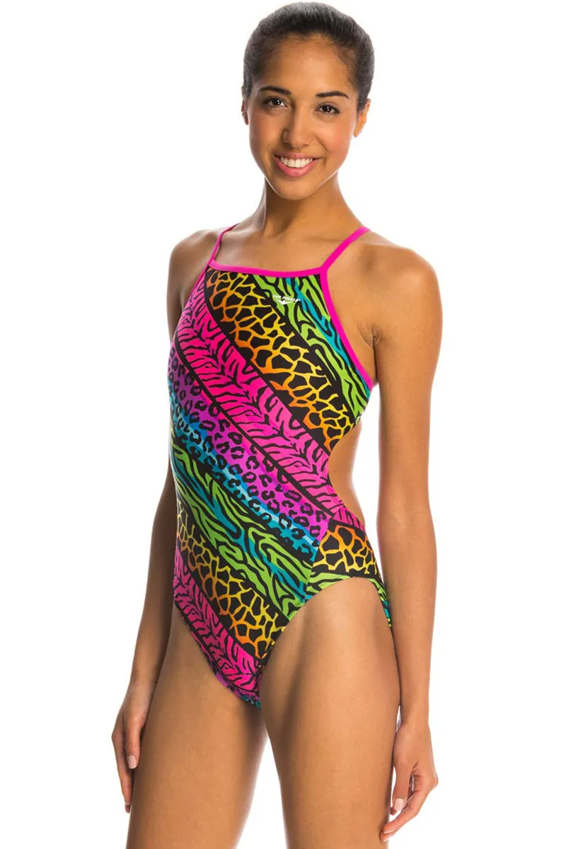 The Finals Funnies - Jungle Mania Wingback Swimsuit