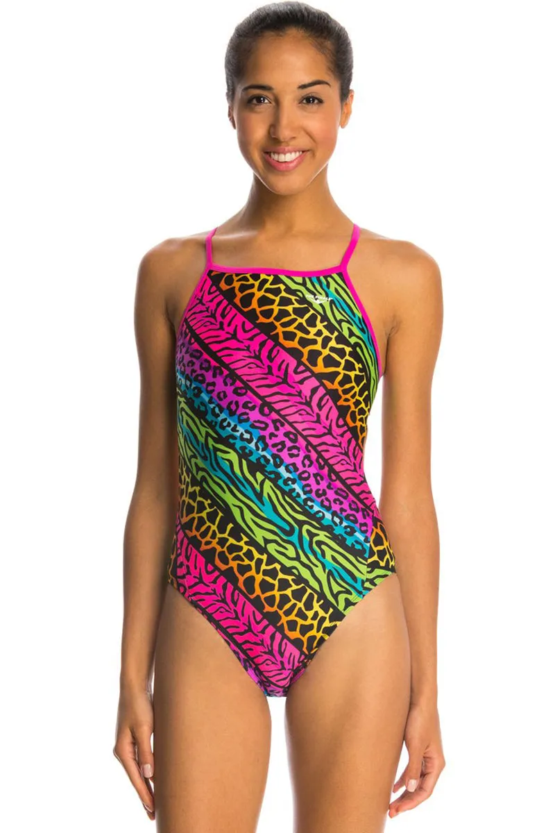 The Finals Funnies - Jungle Mania Wingback Swimsuit