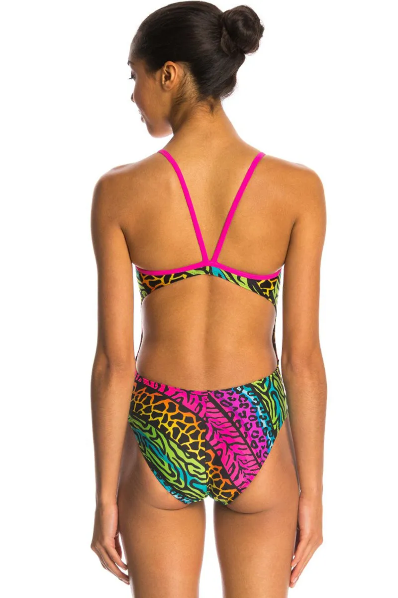 The Finals Funnies - Jungle Mania Wingback Swimsuit