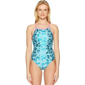 The Finals Funnies - Leopard Love Foil Flutterback Swimsuit