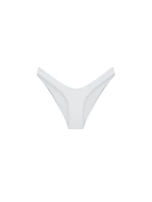 The High Cut French Brief - Ivory Honeycomb