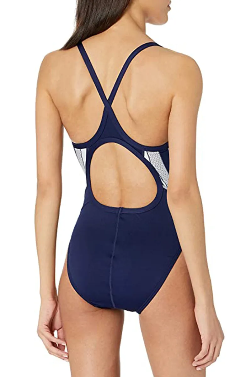 TYR - Phoenix Splice Diamondfit Ladies Swimsuit - Navy/White