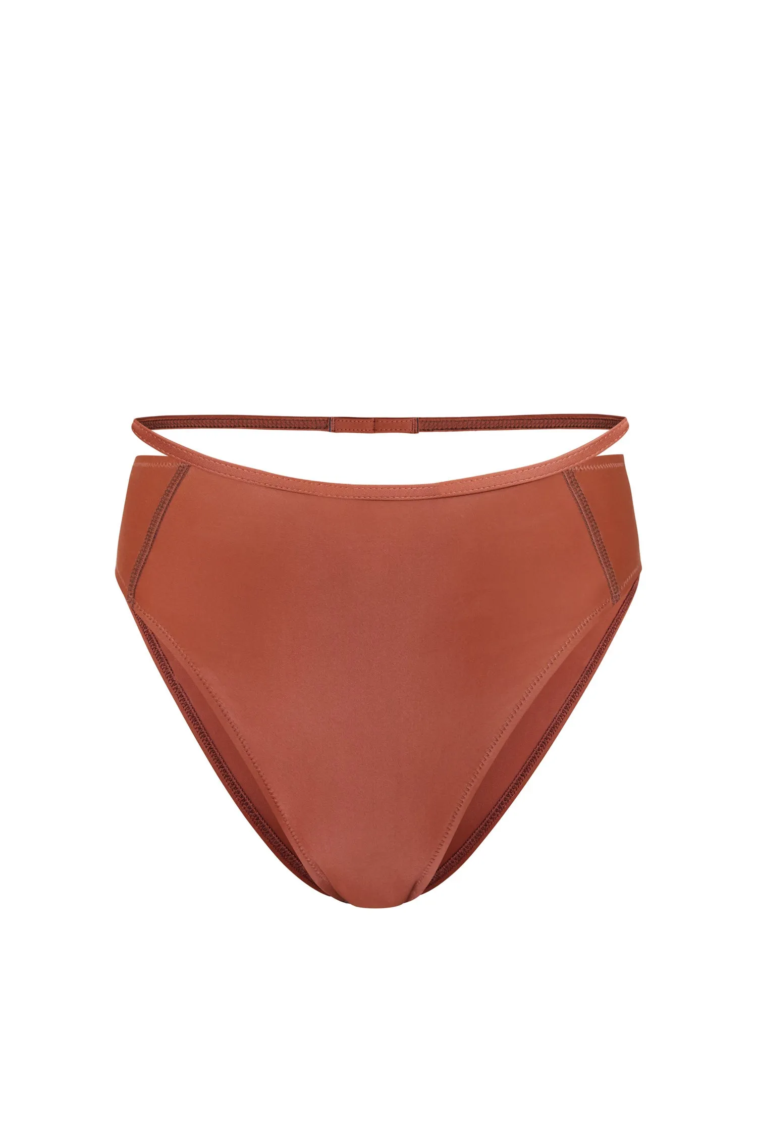 ZOE HIGH-RISE BIKINI BOTTOM / MAROCCO