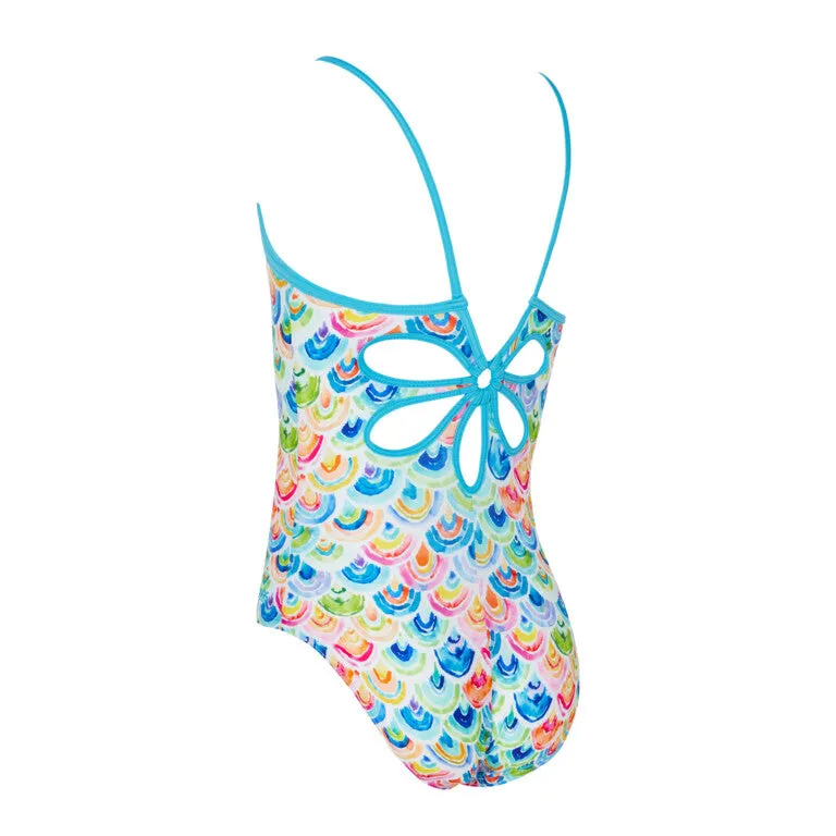 Zoggs Yaroomba Floral Girls One Piece